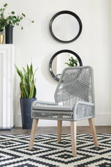 Nakia Grey Side Chair - furniture place usa