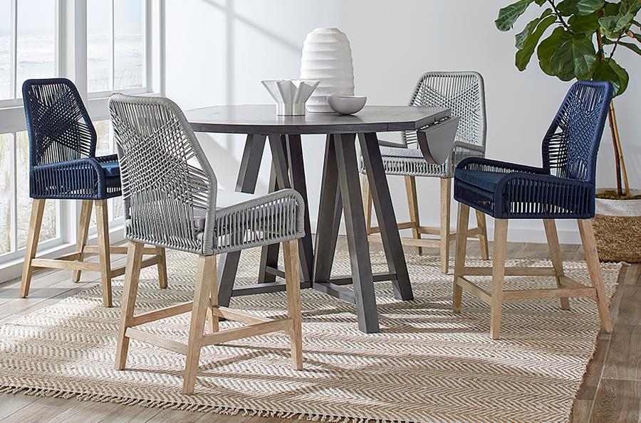 Nakia Grey Counter Stool - furniture place usa
