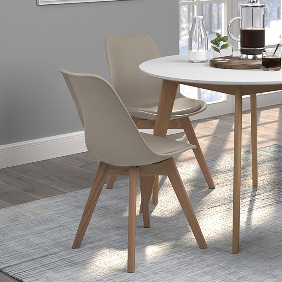 Caballo Brown Side Chair - furniture place usa