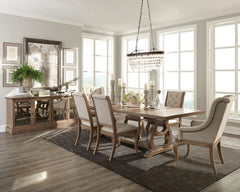 Brockway Ivory Arm Chair - furniture place usa