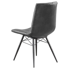 Aiken Black Side Chair - furniture place usa