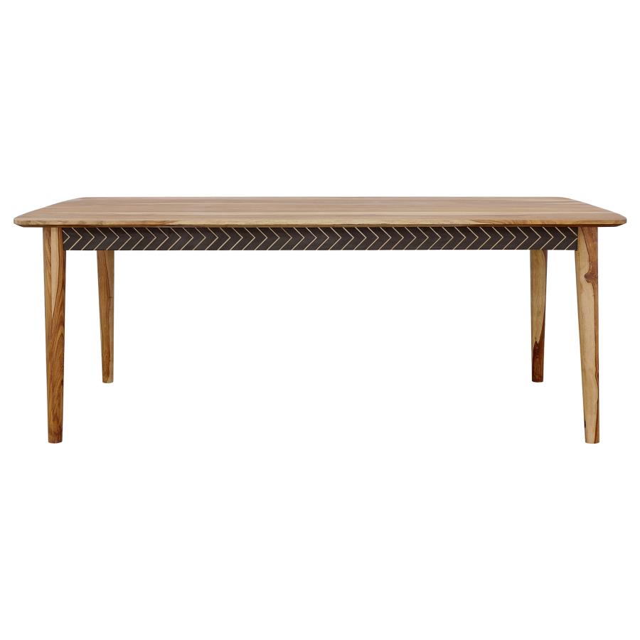 Partridge Brown Dining Table - furniture place usa