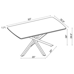 Paulita Grey 7 Pc Dining Set - furniture place usa