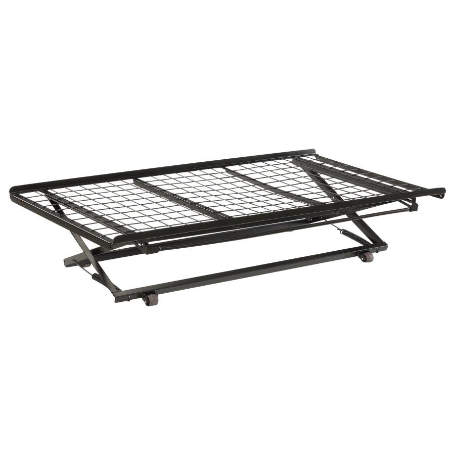 Ethan Black Pop Up Trundle - furniture place usa