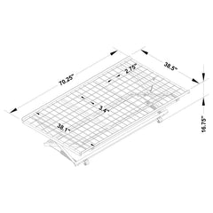Ethan Black Pop Up Trundle - furniture place usa