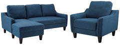 Jarreau Sofa Chaise and Chair - furniture place usa