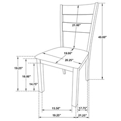 Jakob Black 7 Pc Dining Set - furniture place usa