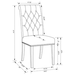 Sherry Grey 7 Pc Dining Set - furniture place usa
