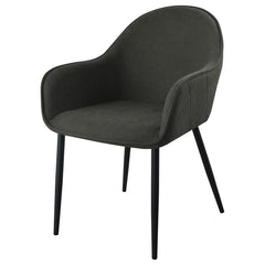 Emma Black Arm Chair - furniture place usa