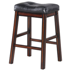 Donald Black Counter Stool - furniture place usa