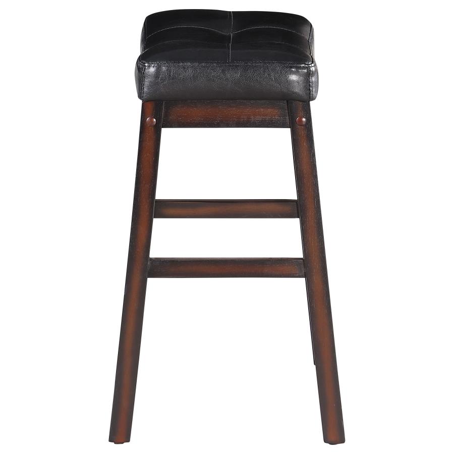 Donald Black Counter Stool - furniture place usa