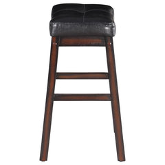 Donald Black Counter Stool - furniture place usa
