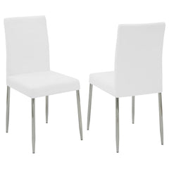 Maston White Side Chair - furniture place usa