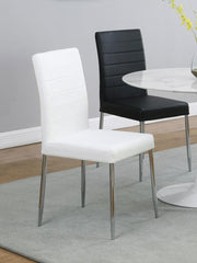 Maston White Side Chair - furniture place usa