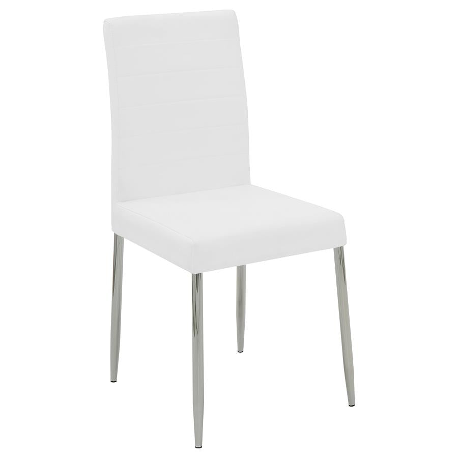 Maston White Side Chair - furniture place usa