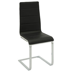Broderick Black Side Chair - furniture place usa