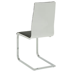 Broderick Black Side Chair - furniture place usa
