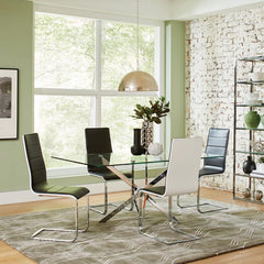 Broderick Black Side Chair - furniture place usa