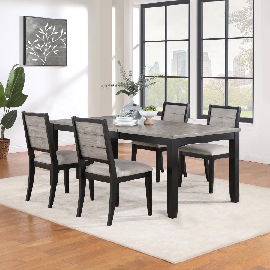 Elodie Grey 5 Pc Dining Set - furniture place usa