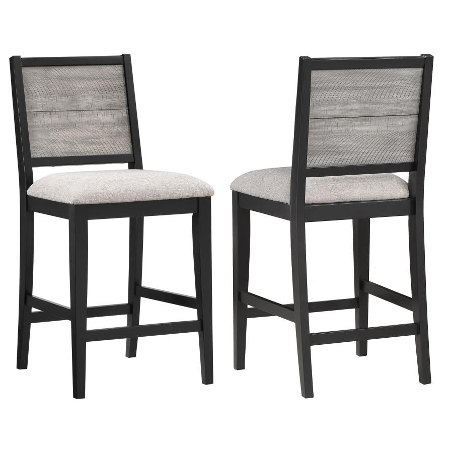 Elodie Grey Counter Stool - furniture place usa