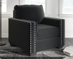 Gleston Chair and Ottoman - furniture place usa