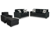 Gleston Sofa, Loveseat, Chair and Ottoman - furniture place usa