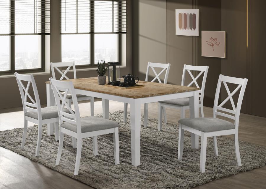 Hollis Brown Dining Table - furniture place usa