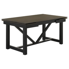Malia Brown Dining Table - furniture place usa
