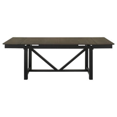Malia Brown Dining Table - furniture place usa
