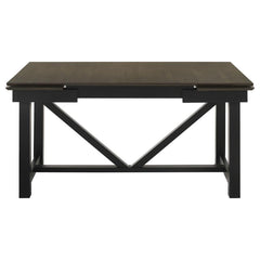 Malia Brown Dining Table - furniture place usa