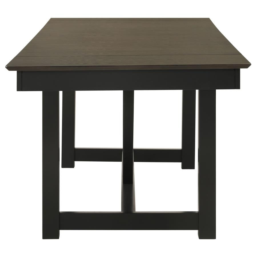 Malia Brown Dining Table - furniture place usa