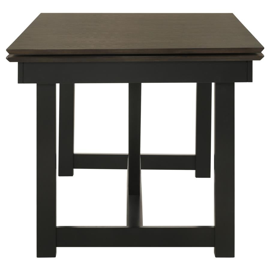 Malia Brown Dining Table - furniture place usa