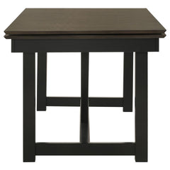 Malia Brown Dining Table - furniture place usa
