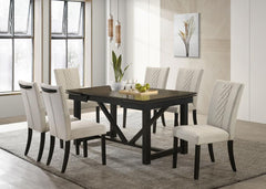 Malia Brown Dining Table - furniture place usa