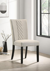 Malia Beige Side Chair - furniture place usa