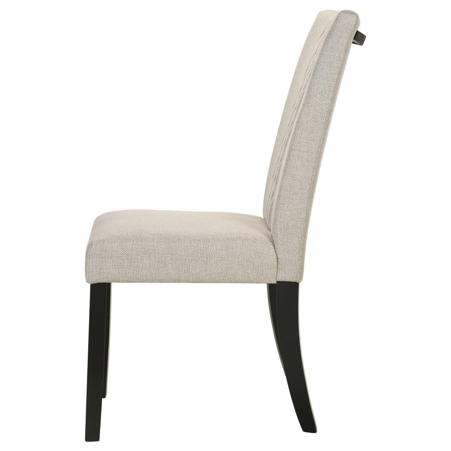 Malia Beige Side Chair - furniture place usa