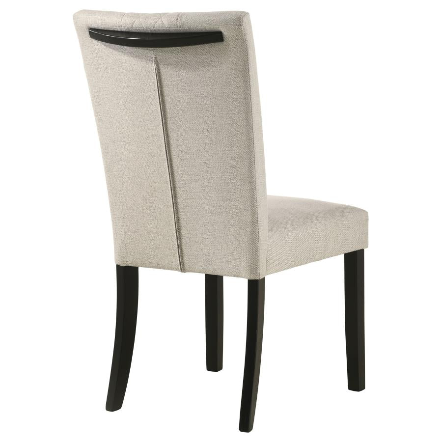 Malia Beige Side Chair - furniture place usa