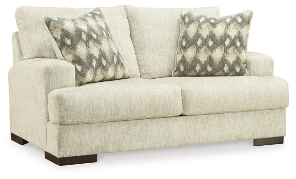 Caretti Sofa and Loveseat - furniture place usa