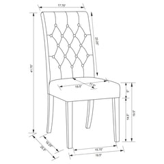 Douglas Beige Side Chair - furniture place usa