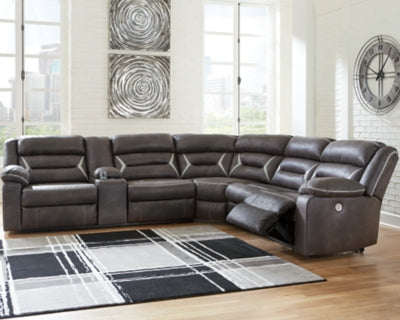 Kincord 4-Piece Power Reclining Sectional - furniture place usa