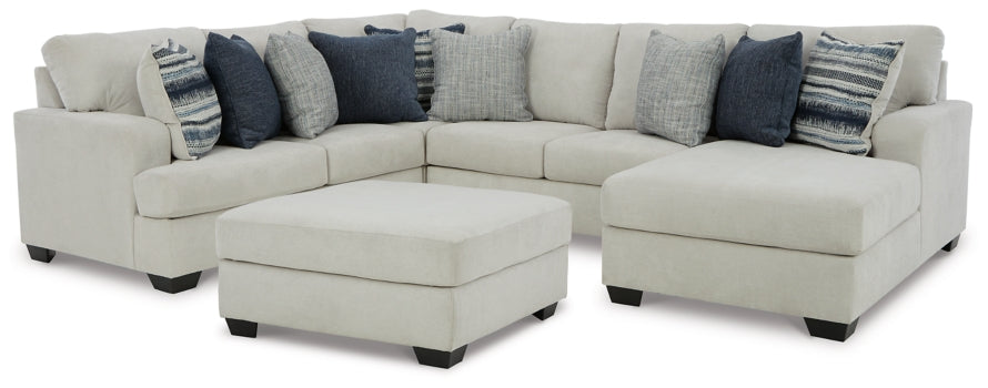 Lowder 4-Piece Sectional with Ottoman - PKG012996 - furniture place usa