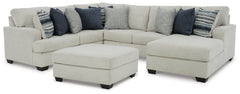 Lowder 4-Piece Sectional with Ottoman - PKG012996 - furniture place usa