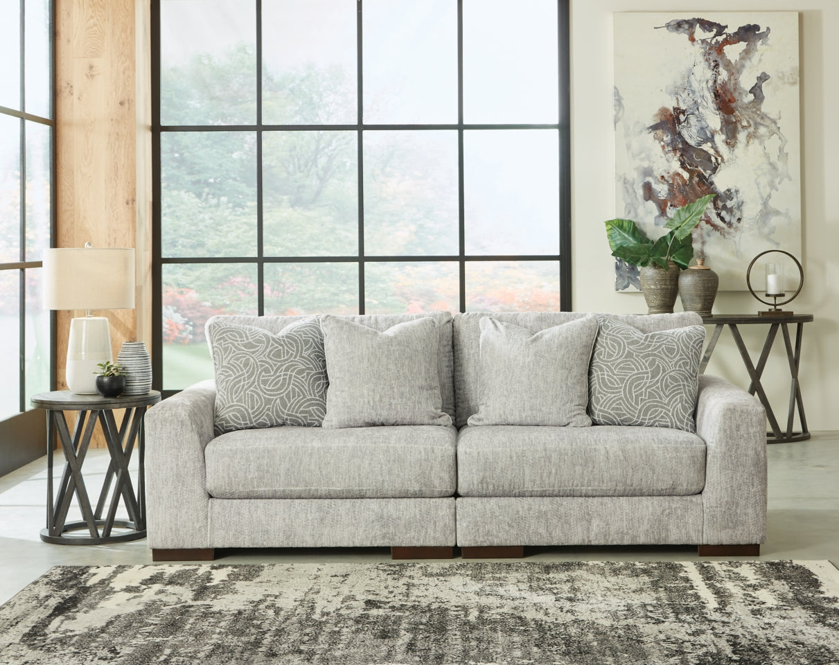 Regent Park 3-Piece Sectional with Ottoman - PKG013001 - furniture place usa