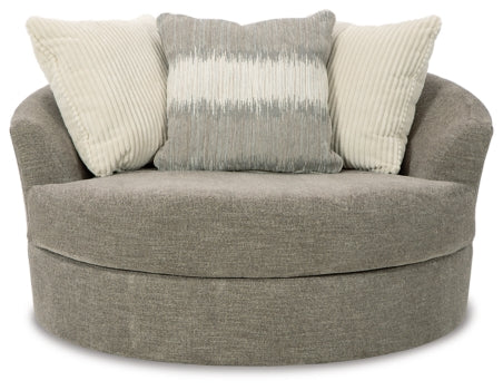 Creswell Oversized Swivel Accent Chair - furniture place usa
