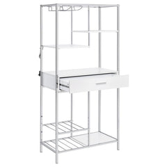 Figueroa White Wine Cabinet - furniture place usa