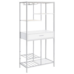Figueroa White Wine Cabinet - furniture place usa