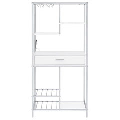 Figueroa White Wine Cabinet - furniture place usa