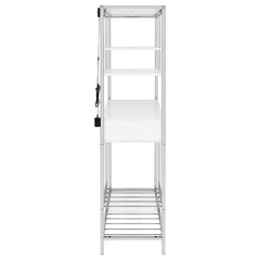 Figueroa White Wine Cabinet - furniture place usa