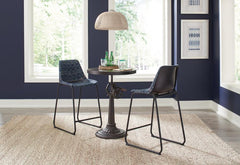 Marquise Blue Counter Stool - furniture place usa
