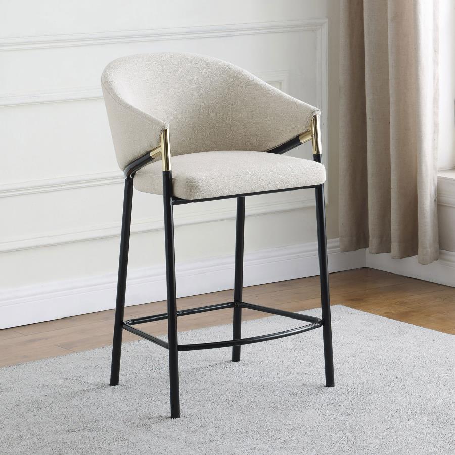 Chadwick Beige Counter Stool - furniture place usa